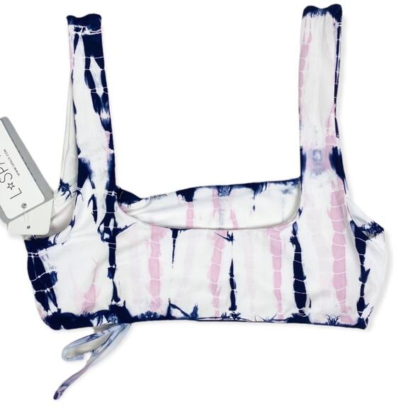 L*Space Wilder Tie Dye Bikini Top in Liberty Tie Dye, Small - Picture 5 of 11
